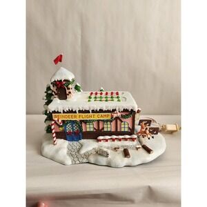 Hawthorne Village Coach Comet's Flight Camp Rudolph Christmas Town Village 79054